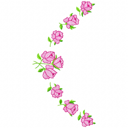 Flowers And Tree Embroidery Design 3 Flowers And Tree Embroidery Design 3